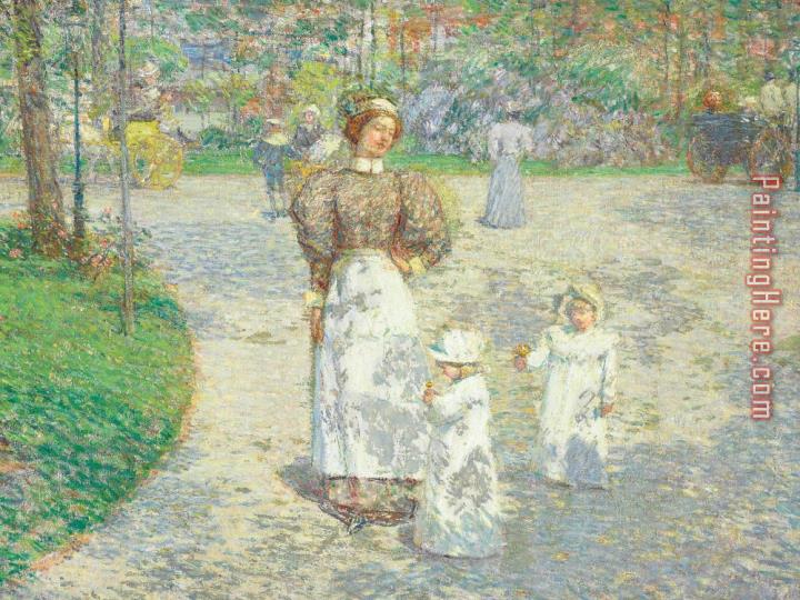 childe hassam Spring In Central Park